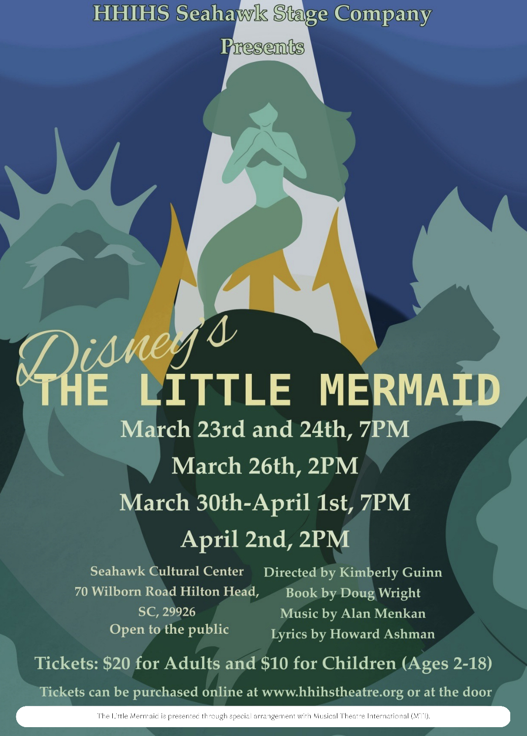 The Little Mermaid 2023 Book Tickets