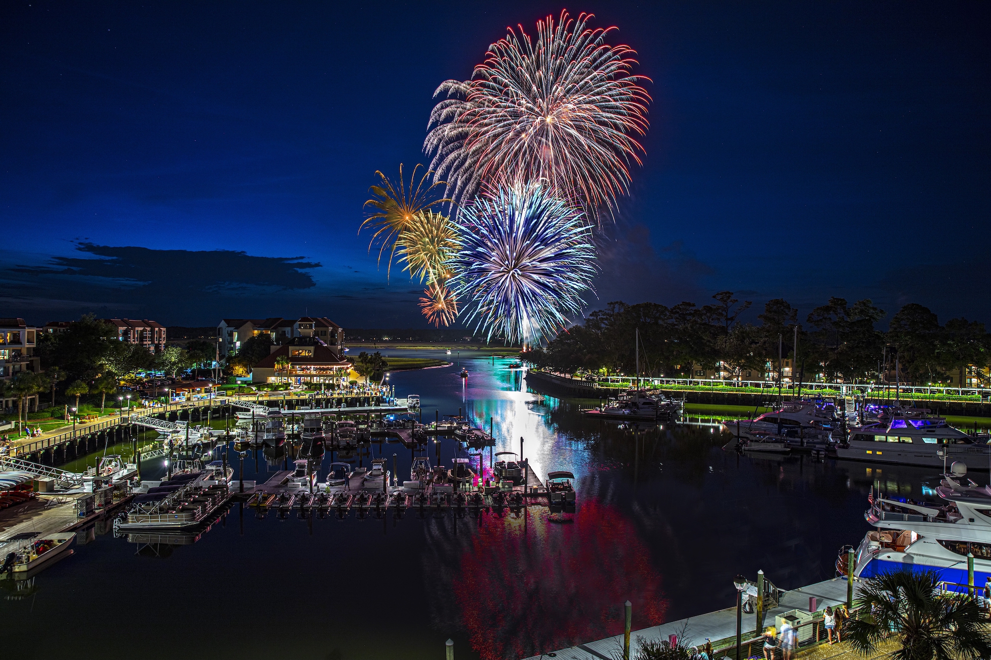 HarbourFest Fireworks at Shelter Cove Harbour & Marina