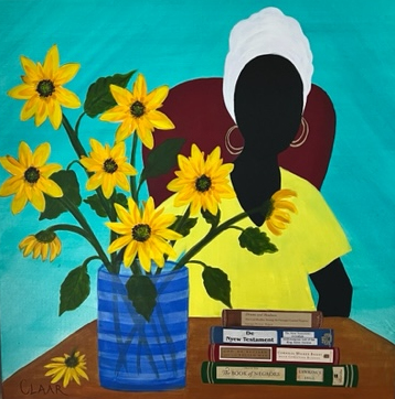Studying_her_Roots_gullahliving.com-Samantha Claar Original Artwork